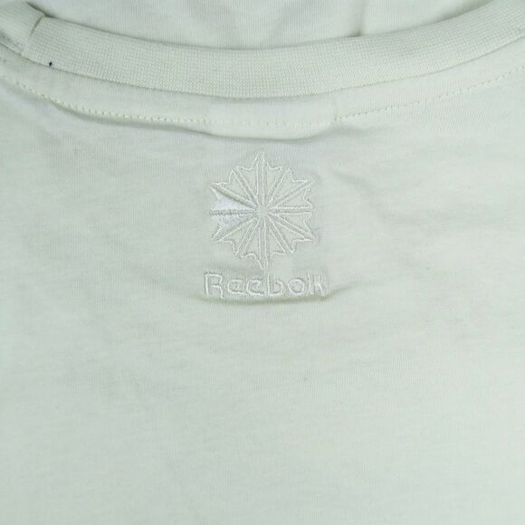 NWT Reebok Classic Elevated Tee Off White Size Small S - Picture 9 of 9